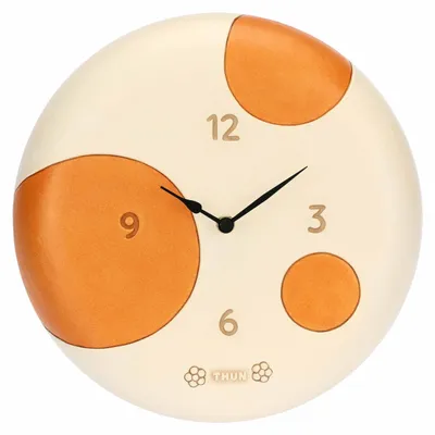 Productafbeelding van THUN - Wandklok - Keramiek - Collectie Chroma - 26 x 26 x 4,7 cm