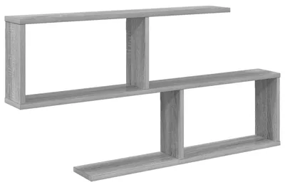 Obrázok produktu pre vidaXL Nástenná polica, farba Sonoma, 100 x 12 x 50,5 cm, drevotrieska