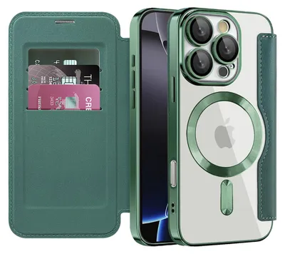 Obrázek produktu pro Techsuit – pouzdro SmartMag Book pro iPhone 16 Pro Max – zelené