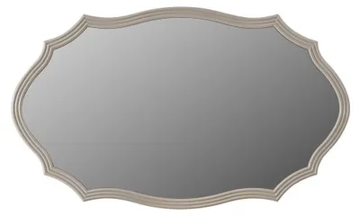 Obrázek produktu pro Nástěnné zrcadlo Zrcadlo Dekorativní design Obývací pokoj béžový 150x90 Dřevo