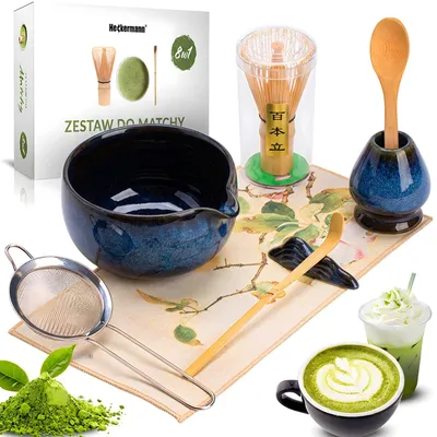 Zdjęcie produktu dla Zestaw do herbaty Matcha 8w1 Nara