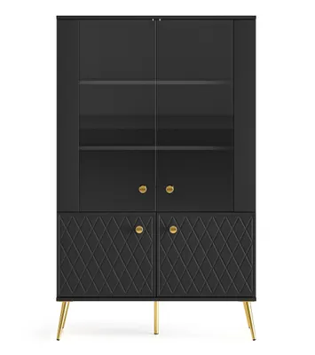 Produktbild von Vitrine Glasvitrine ELJOT 04 mit Stauraum