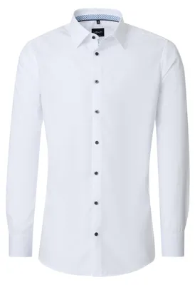 Produktbild von VENTI Herren Businesshemd Langarm Kent Modern-Fit Weiß 47