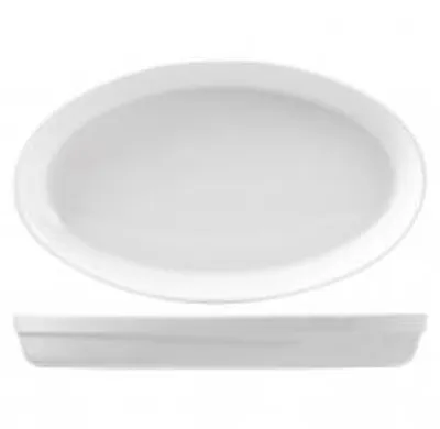 Immagine prodotto di Pirofila Ovale Porcellana Roma Bianco Cm22