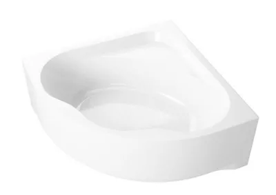 Produktbild von BADLAND Eckbadewanne Badewanne Standard 150x150 mit Acrylschürze, Füßen und Ablaufgarnitur GRATIS