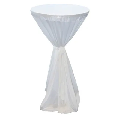 Produktbild von 2er-Set Bistro-Stehtisch-Husse Ø60cm Tischbezug Bistrotisch Tischhusse Überwurf