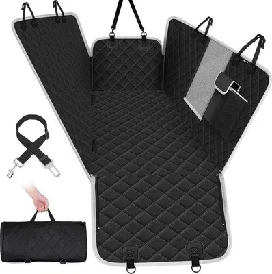 Produktbild von Autositzschutz Hundedecke Schwarz Polyester 146x136cm