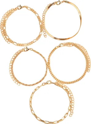 Produktbild von Stück Damen-Armbänder mit Karabinerverschluss, verstellbare Hohlkette, einfarbig, poliert, Bohemian-Stil, für den Alltag, Party, Handgelenkschmuck