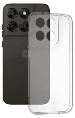 Obrázok produktu pre Puzdro Techsuit – priehľadné silikónové puzdro pre telefóny Motorola Moto G77 / G67 – priehľadné