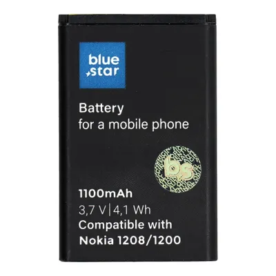 Immagine prodotto di BlueStar ricaricabile telefono batteria di ricambio Nokia 1100 1200 Li-Ion 1100 mAh Analog BL-5CA