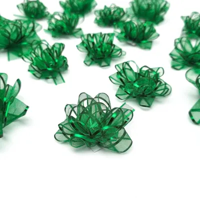 Productafbeelding van Cadeauversiering - Zelfklevend - Voor het decoreren van cadeaus - Groen - 18 stuks