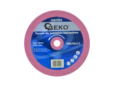 Obrázok produktu pre GEKO Kotúč do ostričky pílových reťazí 100x10x3,2mm