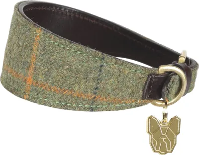 Produktbild von Digby & Fox - Hundehalsband für Windhunde, Kariert, Tweed ER2222 (L - Neckline: 35 cm-39 cm) (Rot/Gelb/Blau)