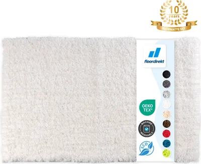 Produktbild von Badematte Sky rutschhemmend & schnell trocknend Weiß 50x60 cm