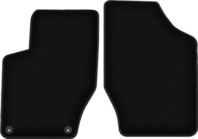 Image de Wielganizator Tapis avant de sol velours sur-mesure pour Citroen DS4 (2011-2015, hatchback) noir, jeu 2 pièces, fixations