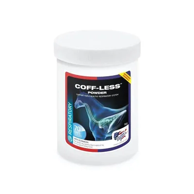 Produktbild von Coff-Less mit Aloe Vera Pulver zur gezielten natürlichen Unterstützung der Atemwege von Pferden