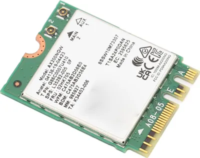 Image de NGFF Network Card WIFI6 Bluetooth 5.1 2.4G 574Mbps 5G 2400Mbps Dual Band Wireless Network Card for Windows 10 11 64bit