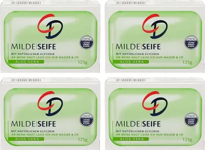 Produktbild von 4x CD milde Seife ALOE VERA 125g