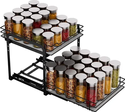 Produktbild von Ausziehbares Kräuterregal - Küchenorganizer - 2 Etagen