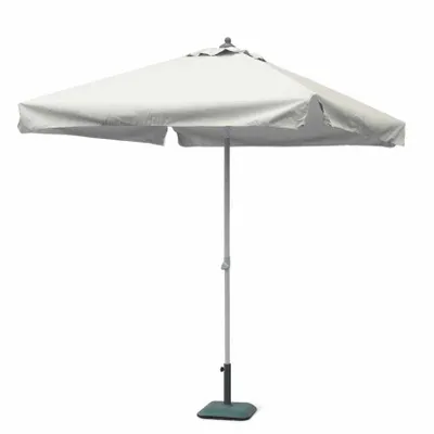 Image de Parasol de jardin 2x2 Parasol en aluminium à mât moyen carré Café Hotel Plutone