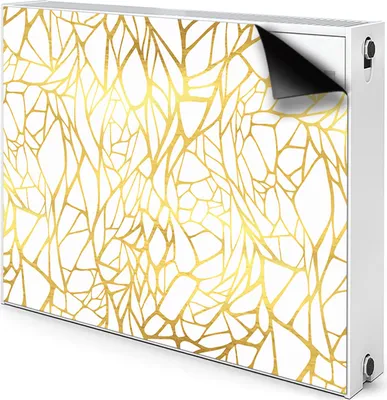 Produktbild von Magnet Heizkörperabdeckung Heizkörperverkleidung Verkleidung Abdeckung 90x60 cm - Goldene, ornament
