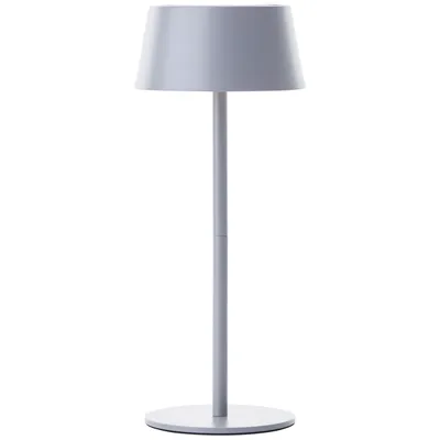 Obrázek produktu pro Stolní lampa pro venkovní použití - BRILLIANT - PICCO - LED a solární - kov a plast - 5 W - matně šedá