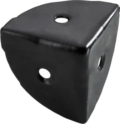 Produktbild von Hettich Kistenecke 28 x 28 x 28 mm schwarz - 1 Stück