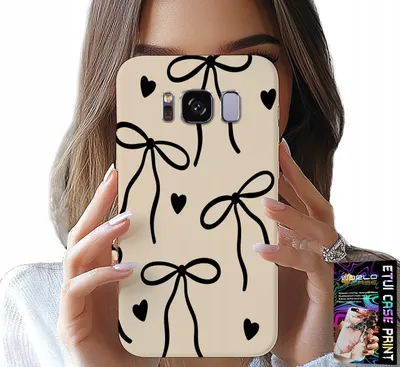 Produktbild von Fall Für Samsung Galaxy S8 - Beige Schleife Band Mode-Designs