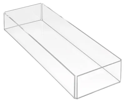 Produktbild von Ordnungsbox 50 mm Höhe Stellfläche ca. 110x330mm Ablagebox Präsentationsbox Acrylglas Zeigis®