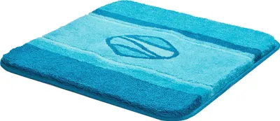 Produktbild von Grund Badteppich JEWEL - 100% Polyacryl ULTRASOFT, Farbe:Türkis, Größe:60x60 cm