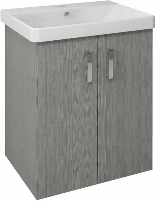 Produktbild von Sapho THEIA Unterschrank 56,4x70x44,2cm, 2x Tür, Silbereiche