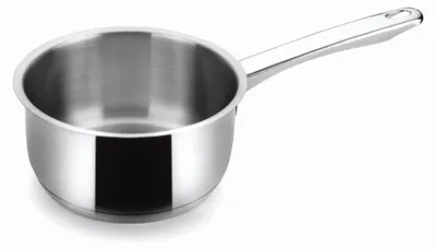 Bratpfanne 16 cm, 1,5 L, Edelstahl, silber, induktionsgeeignet