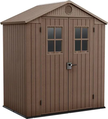 Immagine prodotto di Casetta Da Giardino Darwin In Evotech+ Marrone - cm.190x122x221h