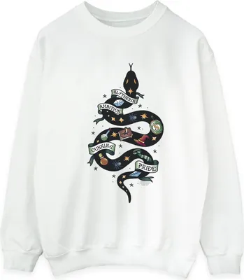 Produktbild von Harry Potter - "Slytherin" Sweatshirt für Herren BI28919 (L) (Weiß)