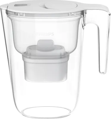 Obrázek produktu pro Philips filtrační konvice AWP2943WHT, 2,6l, Micro X-Clean, s časovačem, bílá, 3x Micro X-Clean Softe