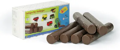 Image de Bûches de bois en plastique, 6 pièces