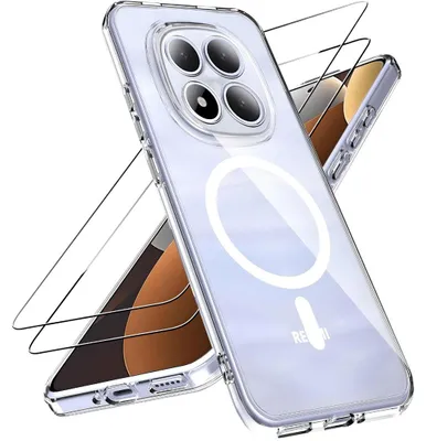 Produktbild von Schutzhülle + 2X Schutzglas für Xiaomi Redmi Note 15 Pro 4G MagSafe Case Cover Full 9H