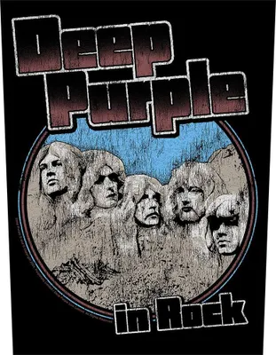 Produktbild von Deep Purple - Patch "In Rock" RO13297 (Einheitsgröße) (Schwarz/Blau/Grau)