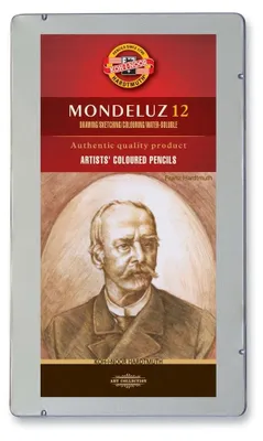 Obrázok produktu pre KOH farebné ceruzky akvarel Mondeluz hnedé odtiene 12s