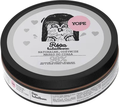Image de YOPE Natural Beurre corporel nourrissant à la rose et à l'encens 200ml