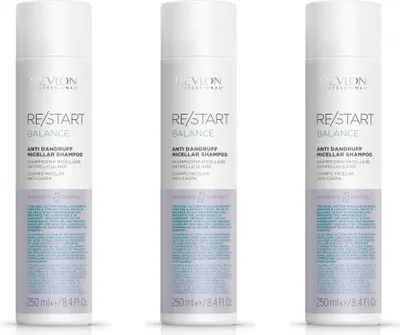 Produktbild von Re/Start Balance Anti Dandruff Micellar Shampoo 3x250 ml