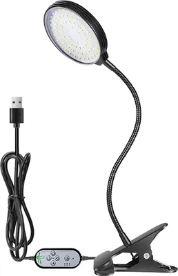 Obrázok produktu pre USB svetlo na pestovanie rastlín 78 LED diód slnečného svetla s plným spektrom nastaviteľná stolová lampa na pestovanie pre izbové rastliny 5 stmievateľných úrovní 4/8/12H časovač