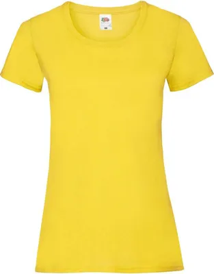 Produktbild von Damen-T-Shirt, Kurzarm - FOL VALUEWEIGHT T/W - yellow - Größe L