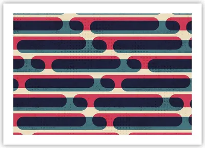Produktbild von Poster - Poster ohne Rahmen - Abstraktion Muster Modern - 70x50 cm - Wand Bild - Wanddeko - Wandbilder - Kunstposter - Wandposter - Bilder - Kunstdruck - Wanddekoration - Wandbild - P2XAA70x50-4200
