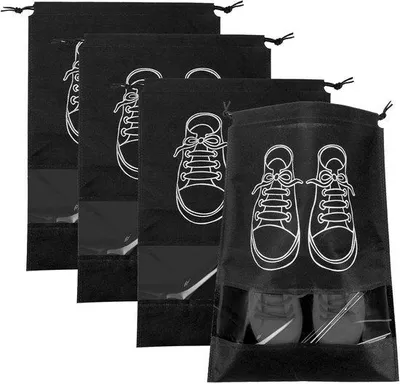 Zdjęcie produktu dla Duża torba podróżna na buty z przezroczystą przegrodą, organizer na buty z paskiem do noszenia, dla mężczyzn i kobiet.