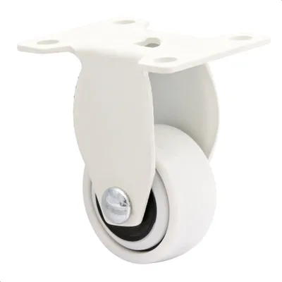 Produktbild von WAGNER Design 3C - Bockrolle soft - Durchmesser Ø 25 mm, weiß, Anschraubplatte, Tragkraft 12 kg - 01242601