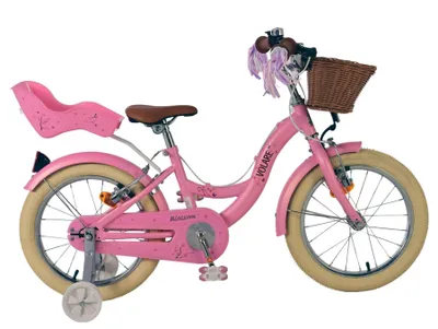 Productafbeelding van Volare Blossom Kinderfiets - Meisjes - 16 inch - Roze - Twee Handremmen