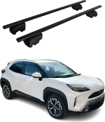 Image de 2020-2023 TOYOTA YARIS CROSS XP210 Barres de toit Transversales Fer ABE