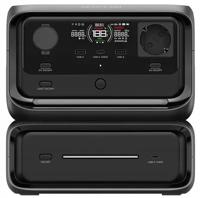 Obrázok produktu pre EcoFlow River 3 Max, 572 Wh, 600 W s technológiou X-Boost, technológia GaN, záložný zdroj (UPS)