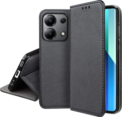 Immagine prodotto di Custodia per Xiaomi Redmi Note 13 Pro 4G SMART MAGNET CASE PORTAFOGLIO + VETRO 9H